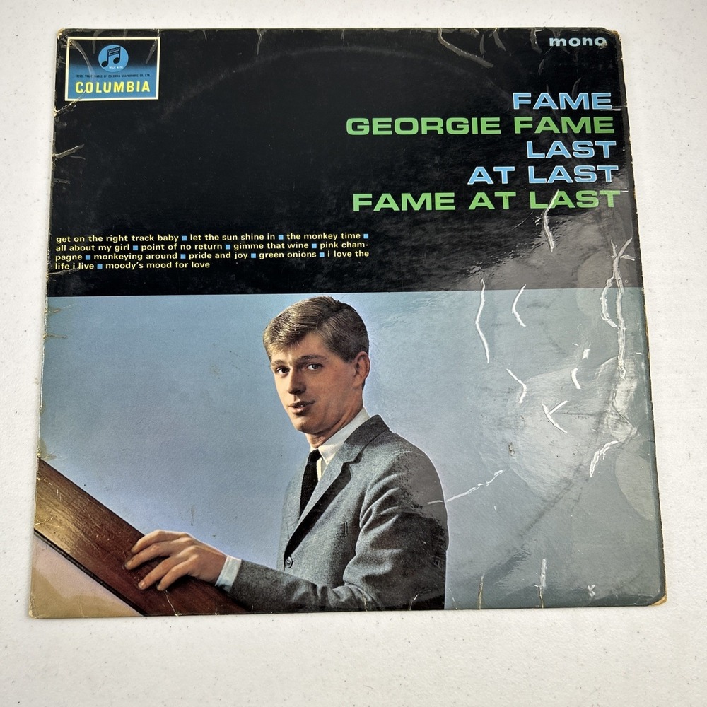 Georgie Fame Fame At Last UK Vinyl Record, EX-‎ Condition, Mod, Soul, Ska